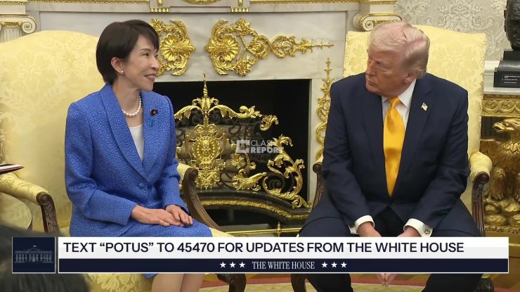 Premierul Japoniei s-a întâlnit astăzi cu Președintele Donald Trump la Casa Albă. Sanae Takaichi l-a lăudat pe Președintele SUA și a condamndat acțiunile Iranului: „Doar Donald Trump poate obține pacea în lume”