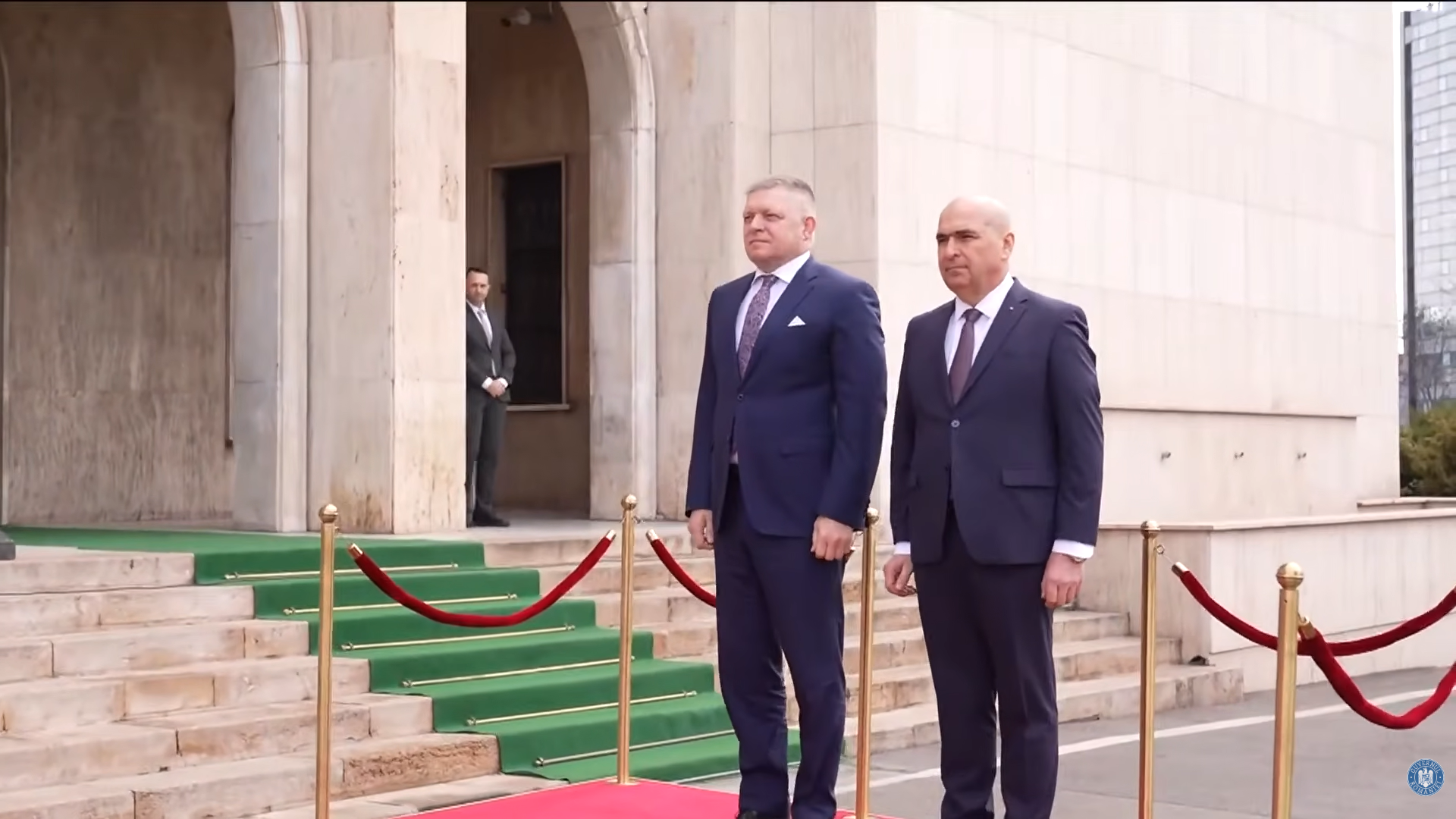 Robert Fico a fost primit de Ilie Bolojan la Palatul Victoria: „Relația dintre România și Slovacia este una solidă”