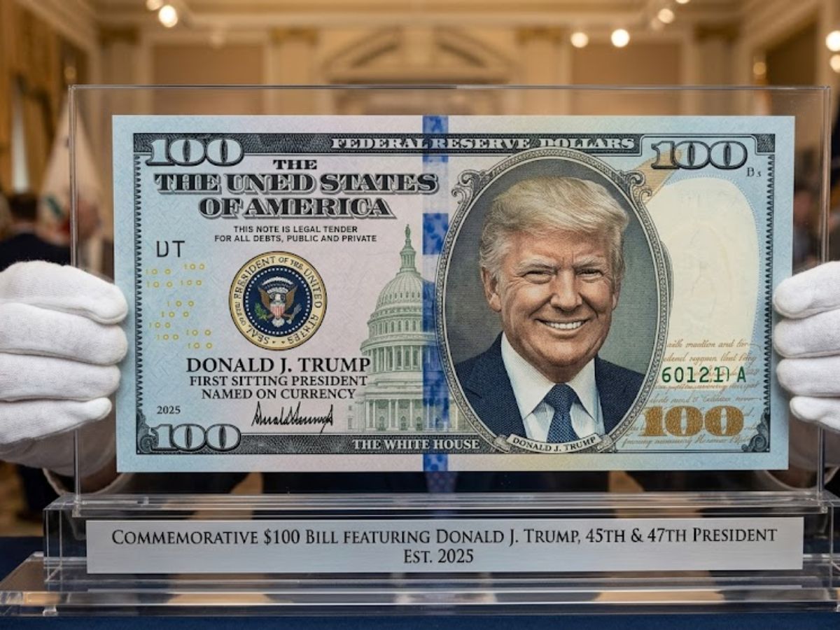 Trump va deveni primul Președinte al SUA a cărui semnătura va apărea pe dolarii americani, la aniversarea a 250 de ani de Independență a SUA