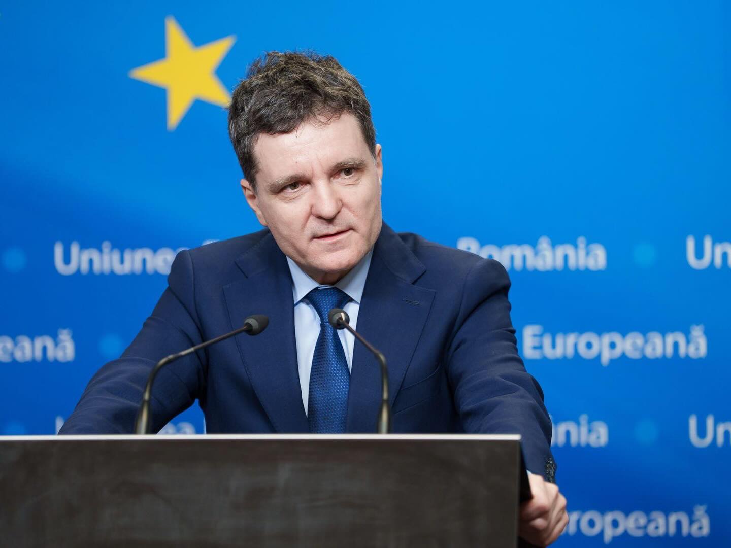 Președintele Nicușor Dan susține o conferință de presă la finalul reuniunii informale a Consiliului European: „Eu sunt mediatorul. Astăzi voi semna demisiile miniștrilor PSD. Nu voi fi de acord cu un guvern minoritar cu susținerea AUR”