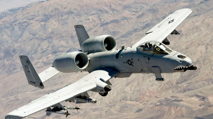 A 10 warthog flying tiger scaled