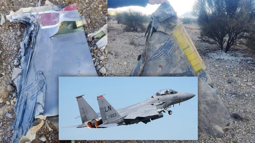 F15E Wreckage Iran
