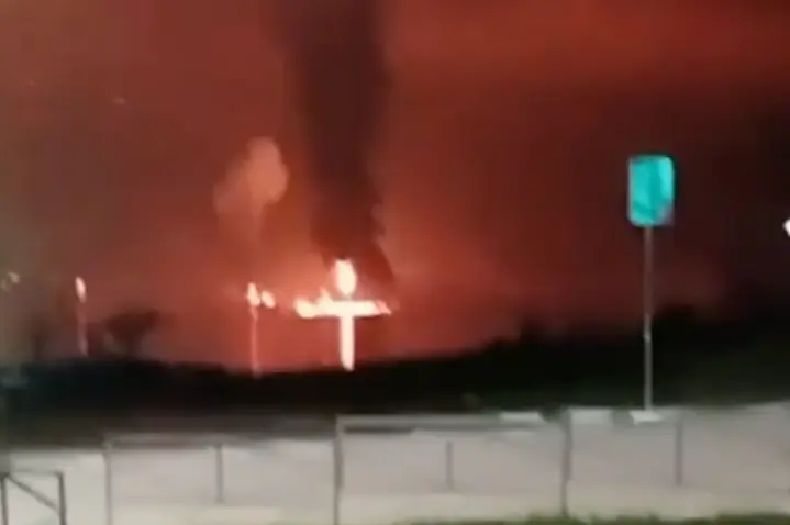 Drone ucrainene ar fi lovit un terminal petrolier din Novorossiisk, Rusia