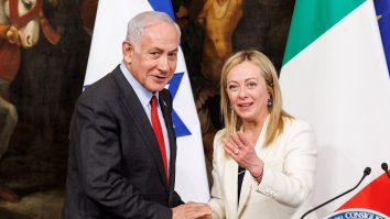 Palazzo Chigi Giorgia Meloni incontra Benjamin Netanyahu