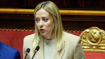 Italy's PM Meloni addresses Senate ahead of European Council