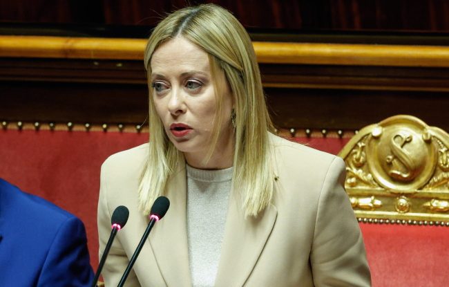 Italy's PM Meloni addresses Senate ahead of European Council