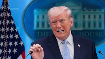 U.S. President Trump holds a press conference in the briefing room at the White House