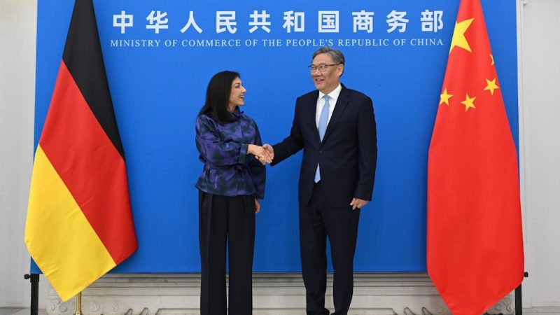 Wirtschaftsministerin Reiche in China