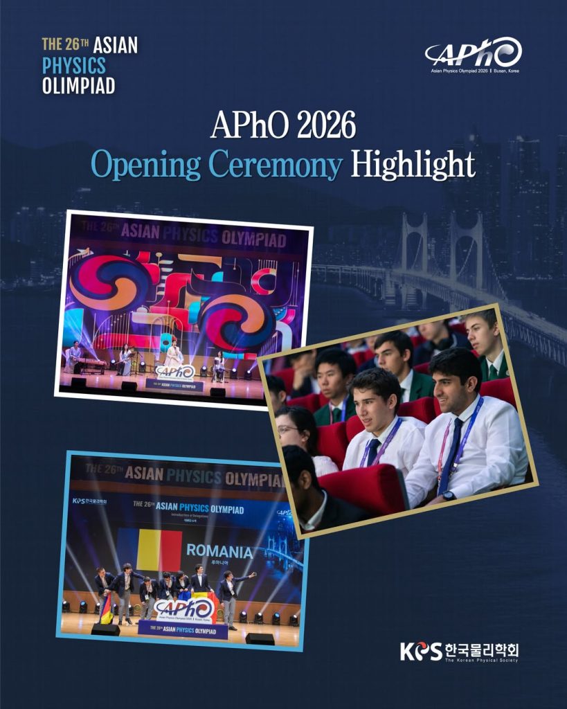 APhO 2026APhO 2026 개회식의 순간들을 공개합니다 ✨아시아·오세아니아 각국의 학생들이 함께 모여만들어낸 특별한 시작이었습니다.현재 인스타그램에는 행사 하이라