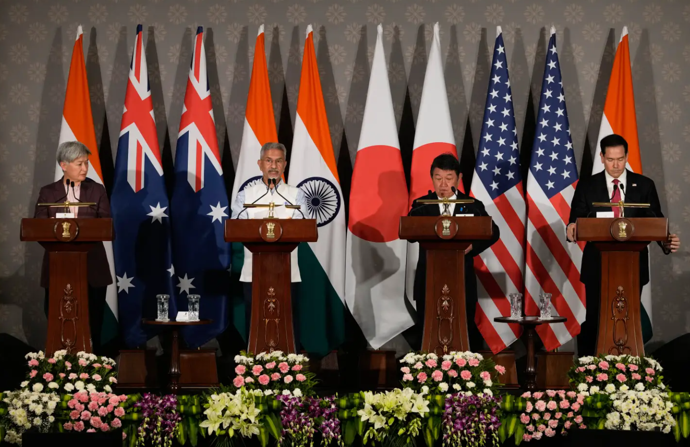 Miniștrii de Externe din Australia, India, Japonia și SUA se întâlnesc la New Delhi