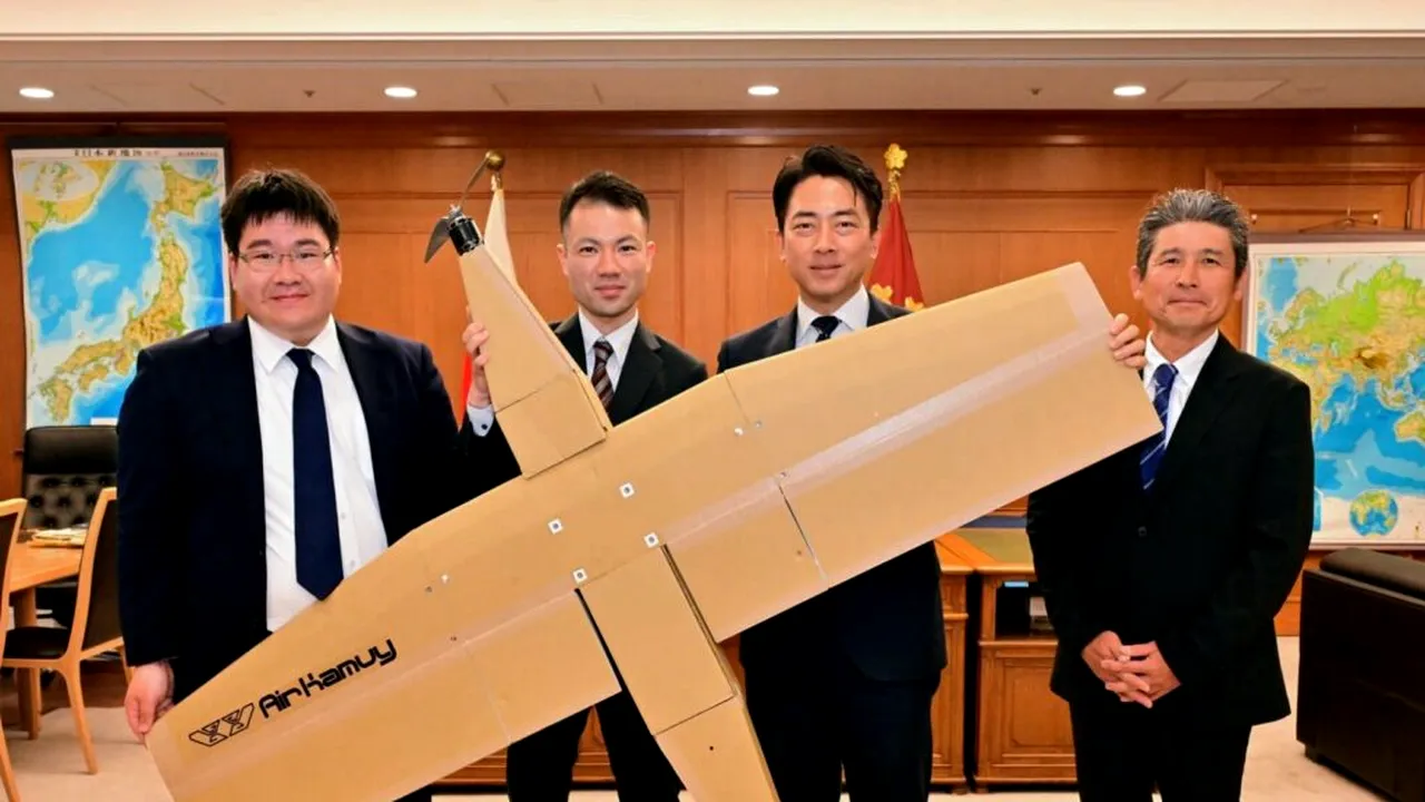 Japonia dezvoltă drona militară fabricate din carton. Este pliabilă și poate fi montată în cinci minute