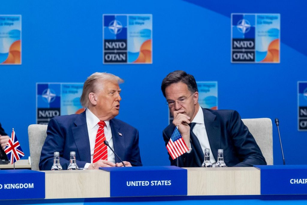 Mark rutte and trump