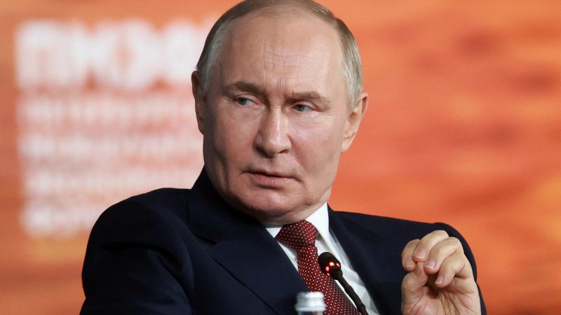 Russia's President Putin attends St. Petersburg International Economic Forum