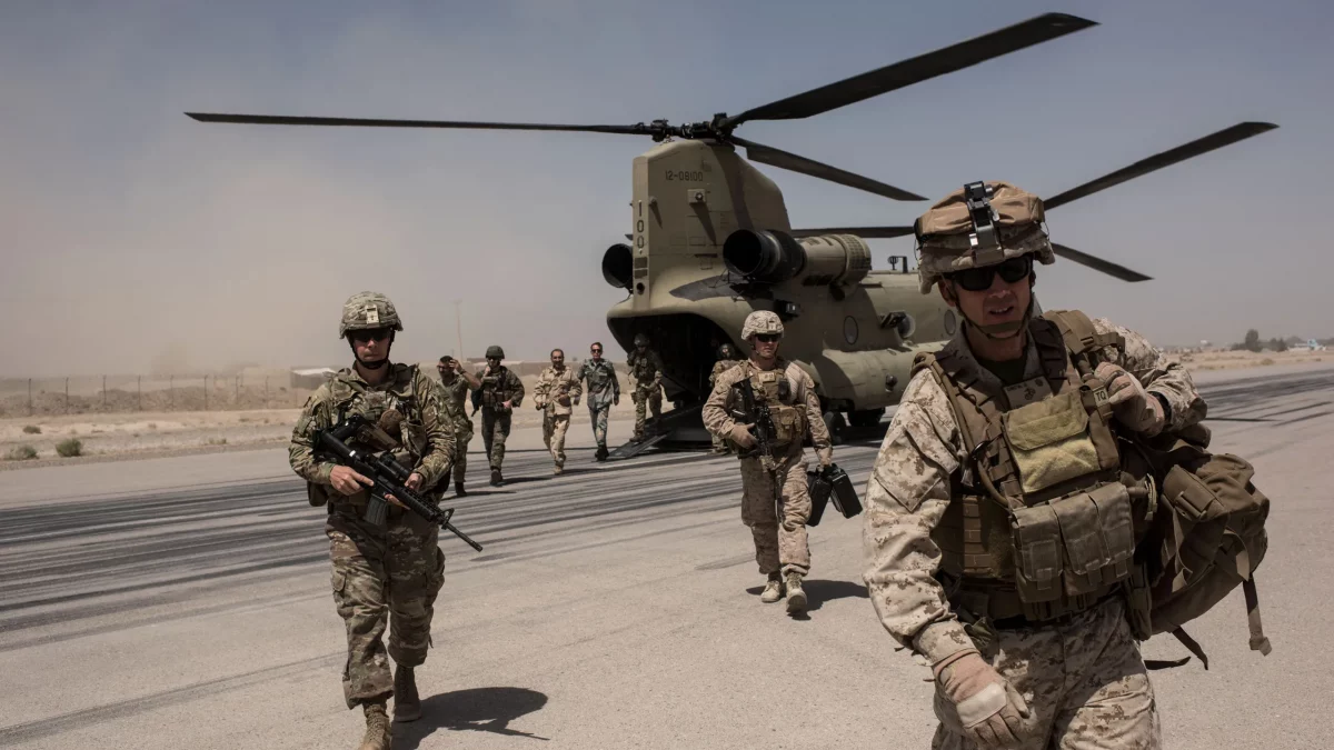 Troops ..