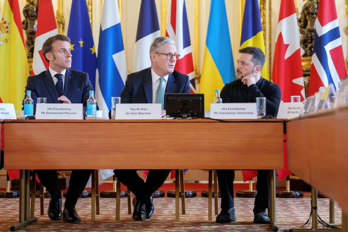 Marea Britanie și Franța, care conduc „Coaliția Voinței”, au blocat propunerea NATO ca statele membre să aloce 0,25% din PIB pentru Ucraina