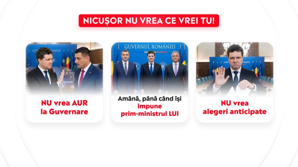 Nicusor NU vrea ce vrei TU