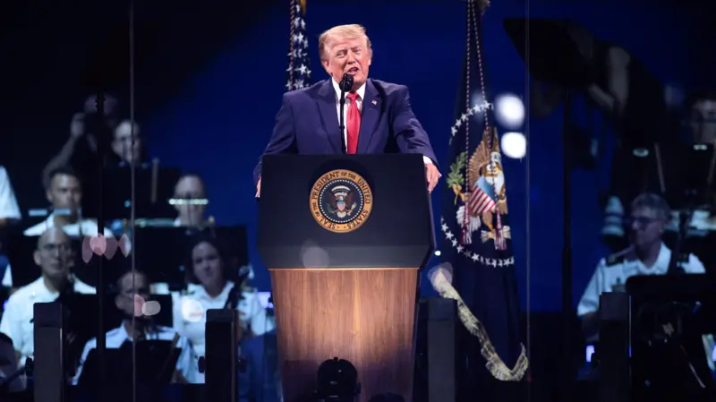 Trump a început discursul de Ziua Independenței, pe National Mall: „Visul American s-a întors. Acesta este doar începutul Epocii de Aur a Americii”