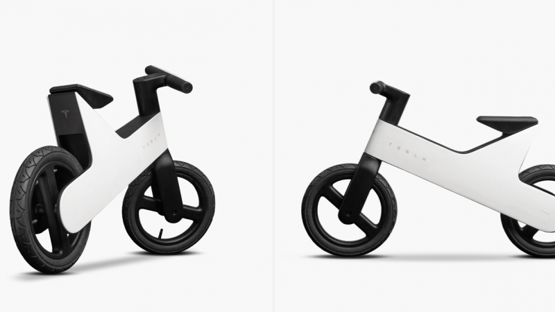 Tesla a lansat prima sa bicicletă, însă nu este modelul electric așteptat de fani, ci o bicicletă fără pedale destinată copiilor între 2 și 5 ani.