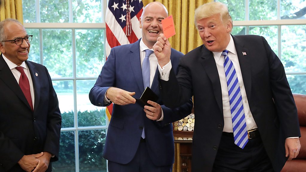 Donald Trump a influențat retragerea suspendării fotbalistului Forlain Balogun după cartonașul roșu contra Bosniei