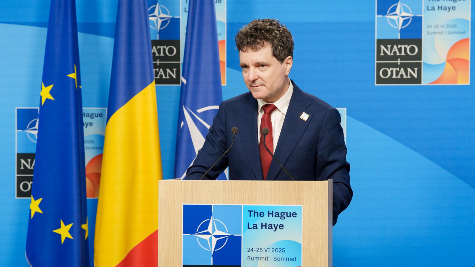 Nicușor Dan participă la Summitul NATO de la Ankara alături de Ministrul Apărării Radu Miruță și șeful Statului Major al Apărării, Gheorghiță Vlad. Pe agenda: apărarea colectivă, investițiile în apărare și sprijinul pentru Ucraina