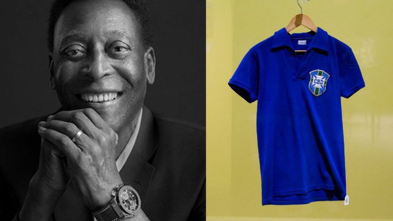 Tricoul purtat de Pelé în finala Cupei Mondiale din 1958 s-a vândut la licitație cu suma de 4.9 milioane $