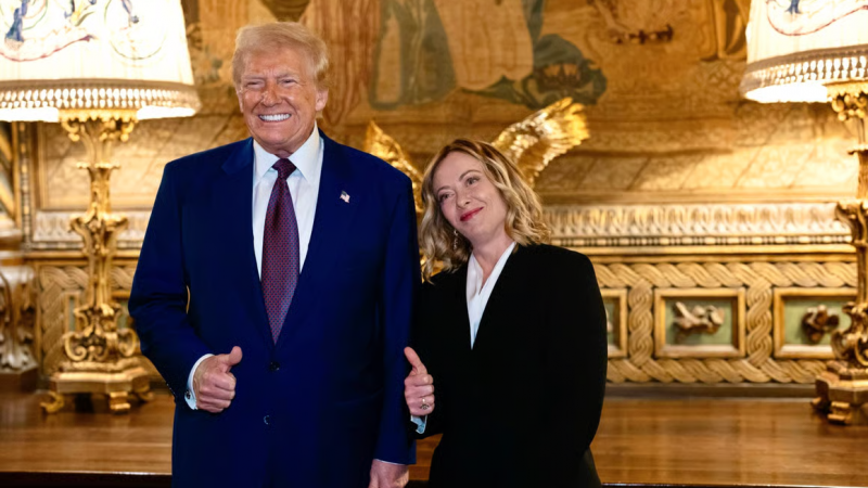 Donald Trump a cerut „ordin de restricție” pentru Prim-ministrul italian Giorgia Meloni