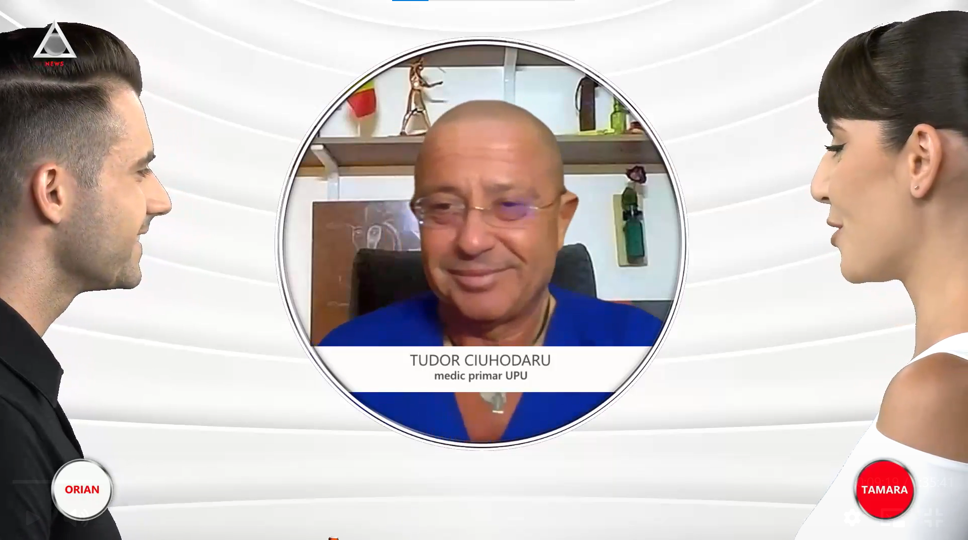 ȘTIU, 24 august, ora 20:00, cu Tamara Ceaicovschi și Alexandru Orian. Invitat: Tudor Ciuhodaru, medic primar UPU