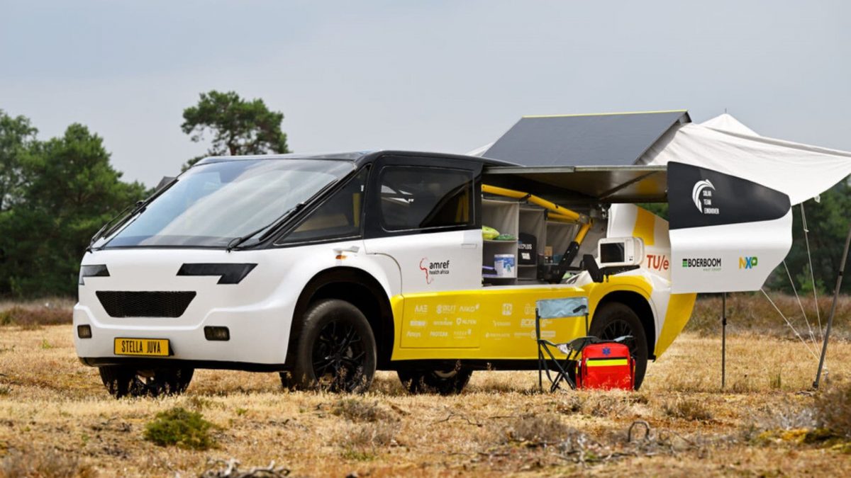 Stella Juva, prima ambulanță alimentată cu energie solară. Vehiculul poate aduce servicii medicale în zone fără electricitate