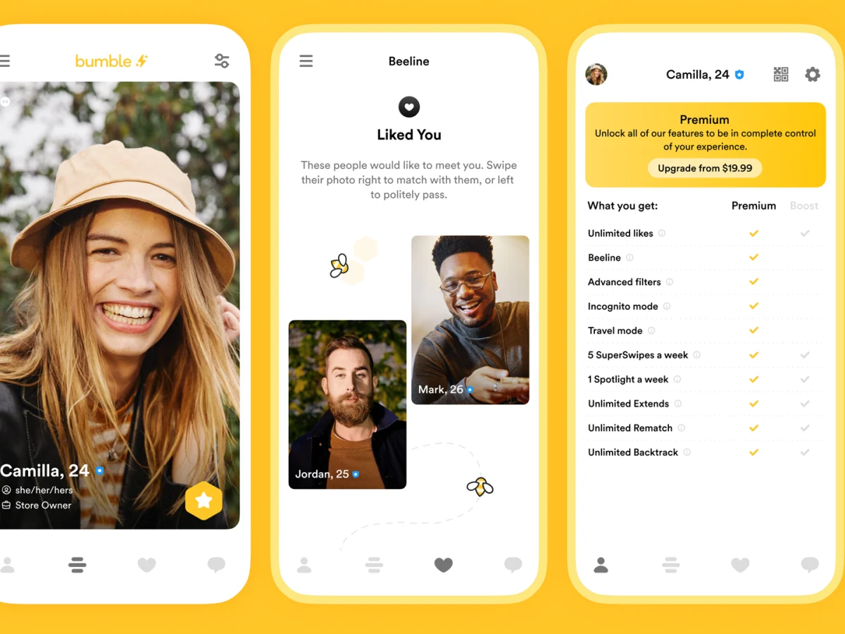 Aplicația de dating Bumble renunță la regula care a făcut-o celebră. Bărbații pot face acum primul pas