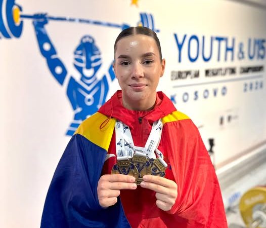 Alexia Șipoș aduce trei medalii de aur României la Campionatele Europene U17