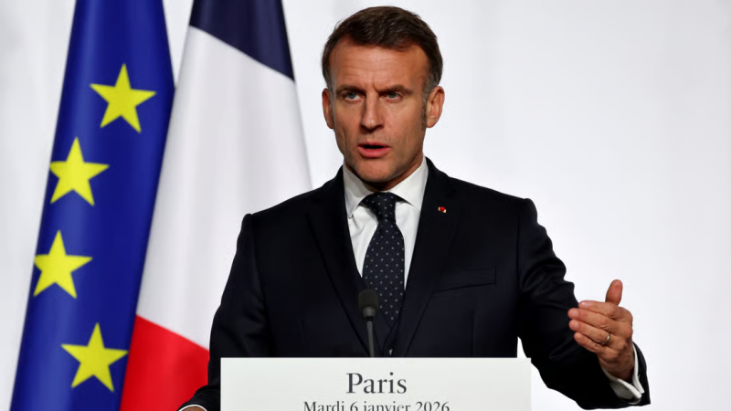 Macron . .