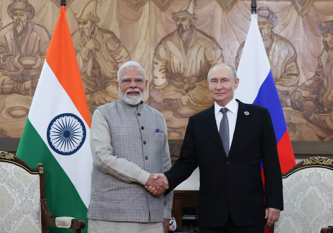 Modi îi cere lui Putin să încheie războiul din Ucraina, la Summitul SCO. Este prima lor întâlnire din 2026