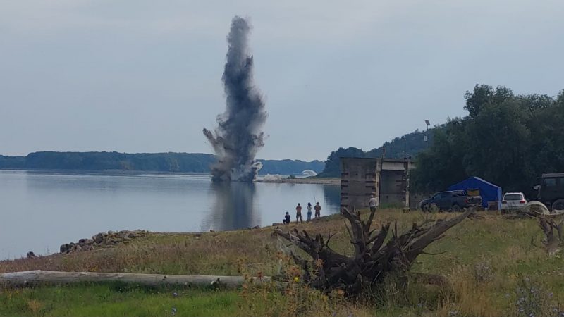 Armata a reușit detonarea Stâncii Pârjoaia de pe brațul Bala al Dunării. Radu Miruța, prezent la fața locului a descris intervenția ca pe un succes necesar