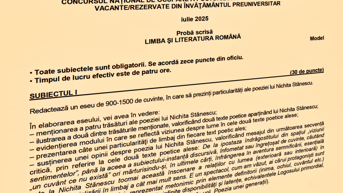 Peste 1.000 de candidați au trecut pragul notei 7 după contestațiile de la Titularizare 2026. 54,41% dintre candidații evaluați au obținut cel puțin nota 7