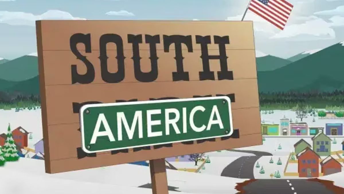 „South Park” își schimbă numele în „South America”, într-o ironie la adresa deciziilor lui Donald Trump de a schimba numele unor locuri din SUA
