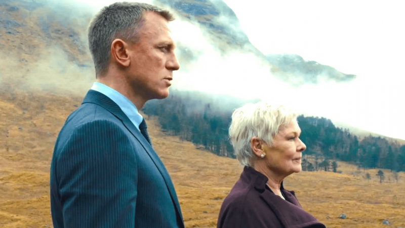 Daniel craig and judi dench in skyfall