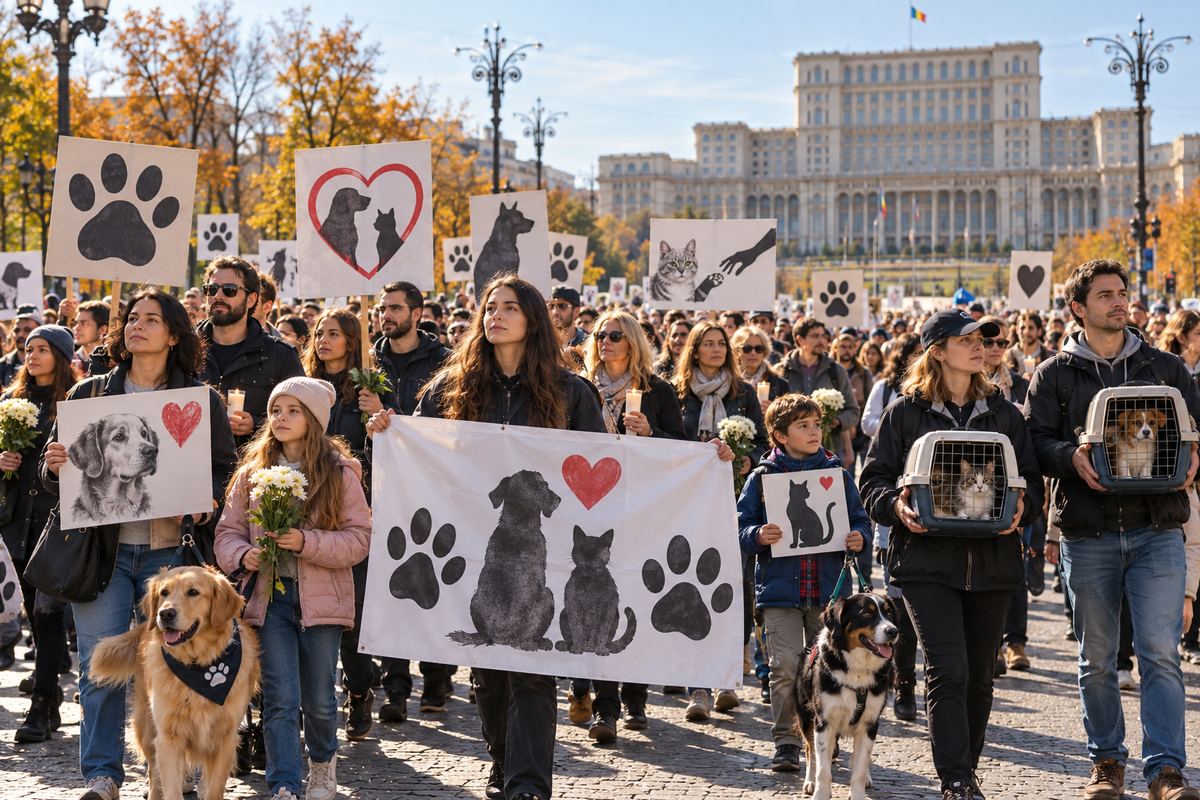 Protest în București de Ziua Internațională a Animalelor: Participă peste 70 de ONG-uri din toată țara. Ce măsuri cer autorităților